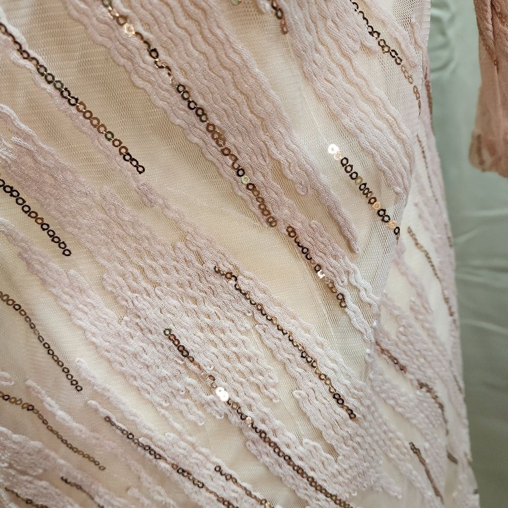 Ark & Co When You Dream Pink Sequin Mini Dress Size Small - Picture 12 of 14